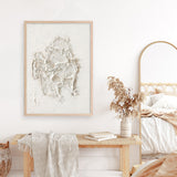 White Beach Art Print