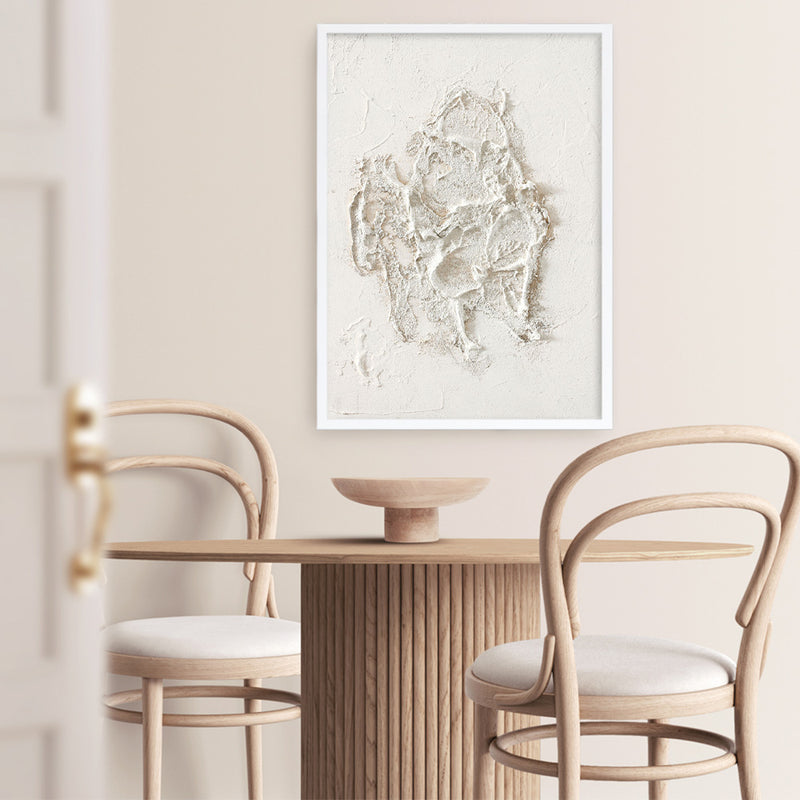 White Beach Art Print