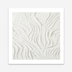 White Dune (Square) Art Print