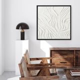 White Dune (Square) Canvas Print