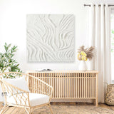 White Dune (Square) Canvas Print