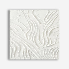 White Dune (Square) Canvas Print