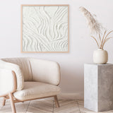 White Dune (Square) Art Print