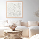 White Dune (Square) Art Print