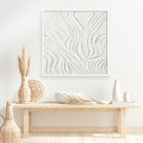 White Dune (Square) Art Print