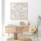 White Rock (Square) Art Print