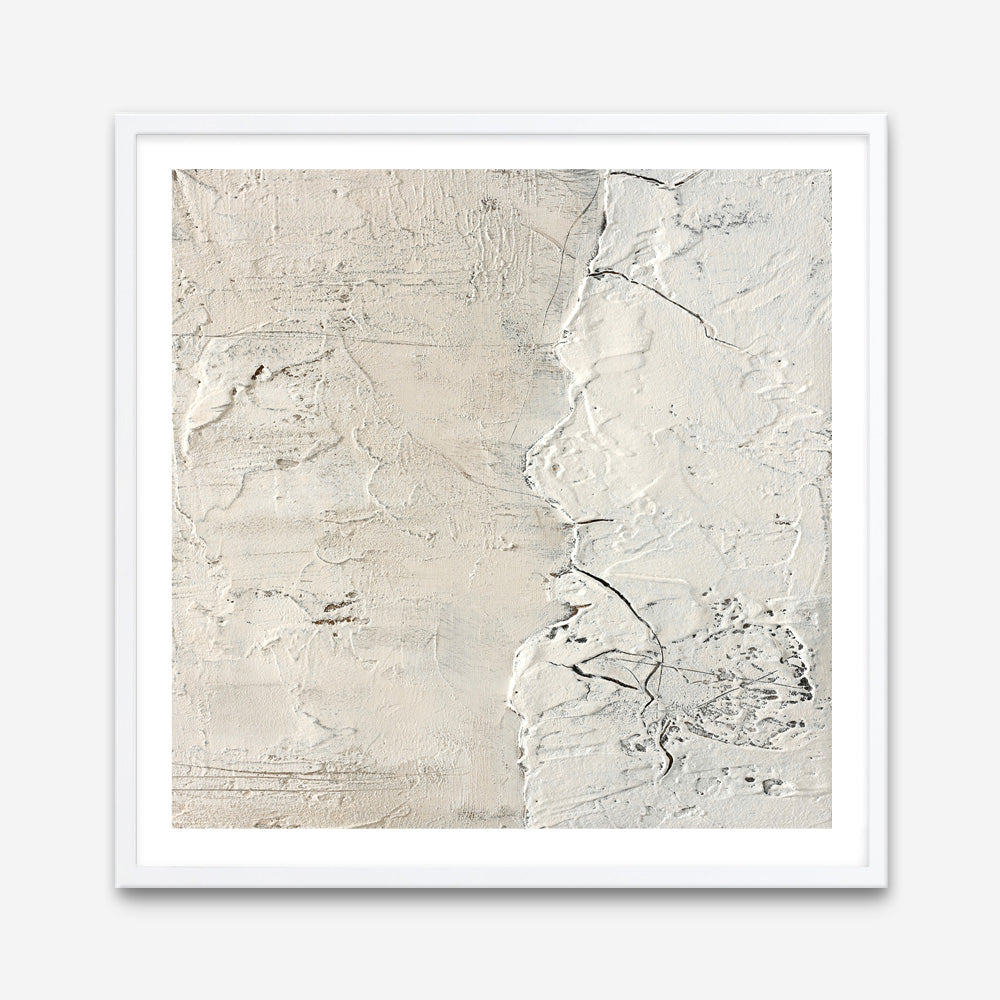White Surface (Square) Art Print