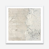 White Surface (Square) Art Print