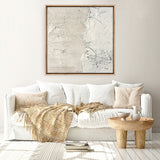 White Surface (Square) Canvas Print