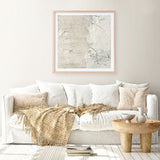 White Surface (Square) Art Print