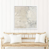 White Surface (Square) Art Print