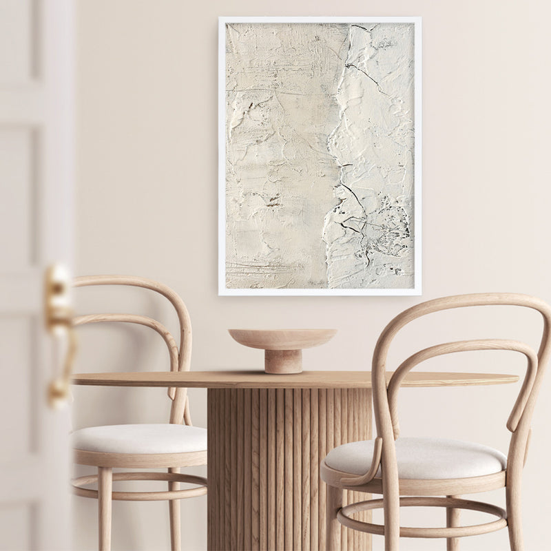 White Surface Art Print