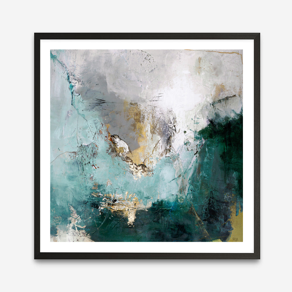 Arctic Green Variation (Square) Art Print