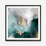 Arctic Green Variation (Square) Art Print