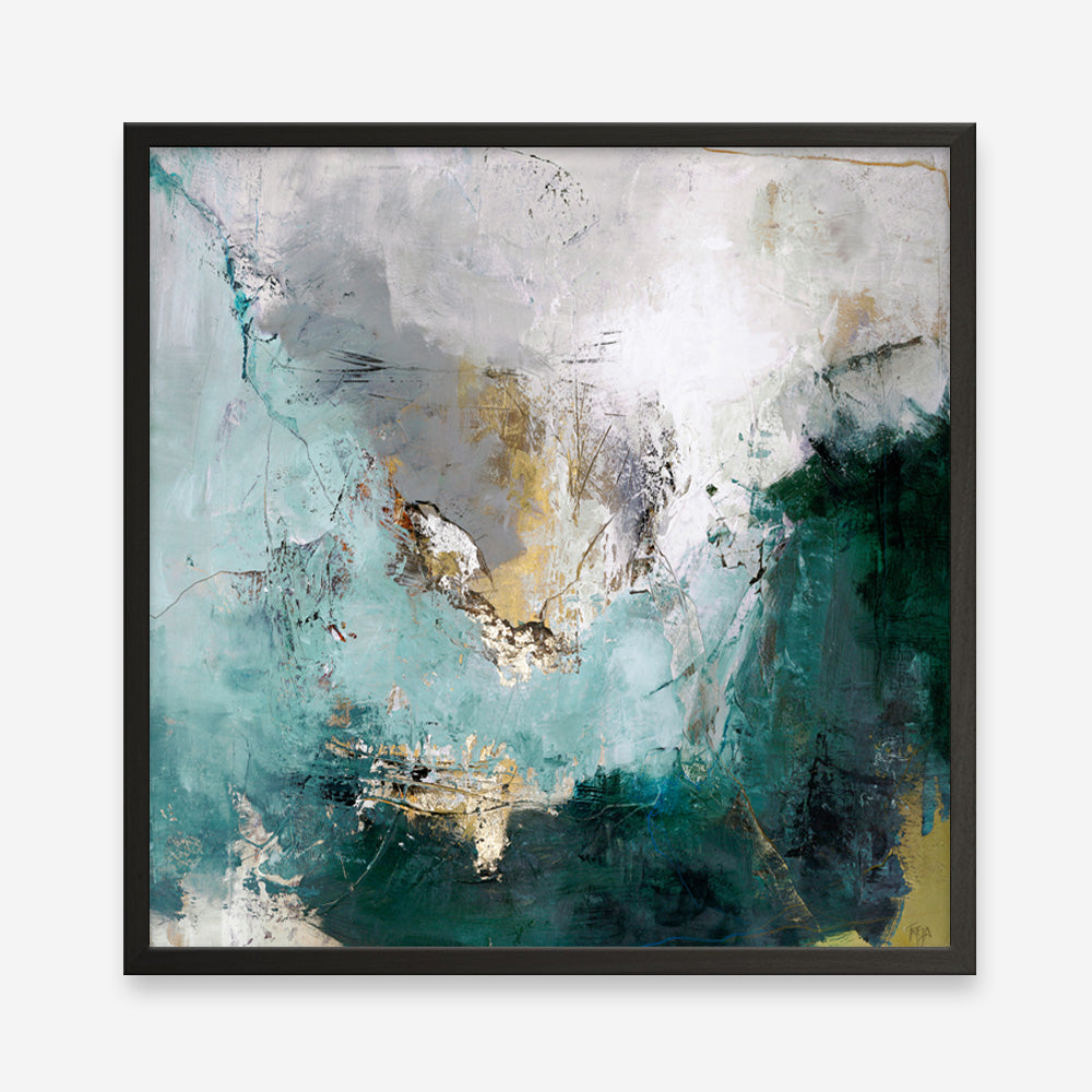 Arctic Green Variation (Square) Art Print