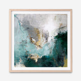 Arctic Green Variation (Square) Art Print