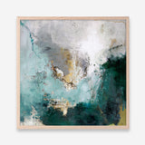 Arctic Green Variation (Square) Art Print