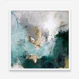 Arctic Green Variation (Square) Art Print