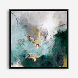 Arctic Green Variation (Square) Canvas Print
