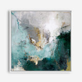 Arctic Green Variation (Square) Canvas Print