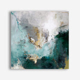 Arctic Green Variation (Square) Canvas Print