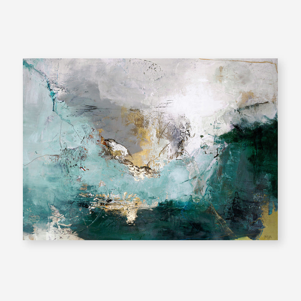 Arctic Green Variation Art Print