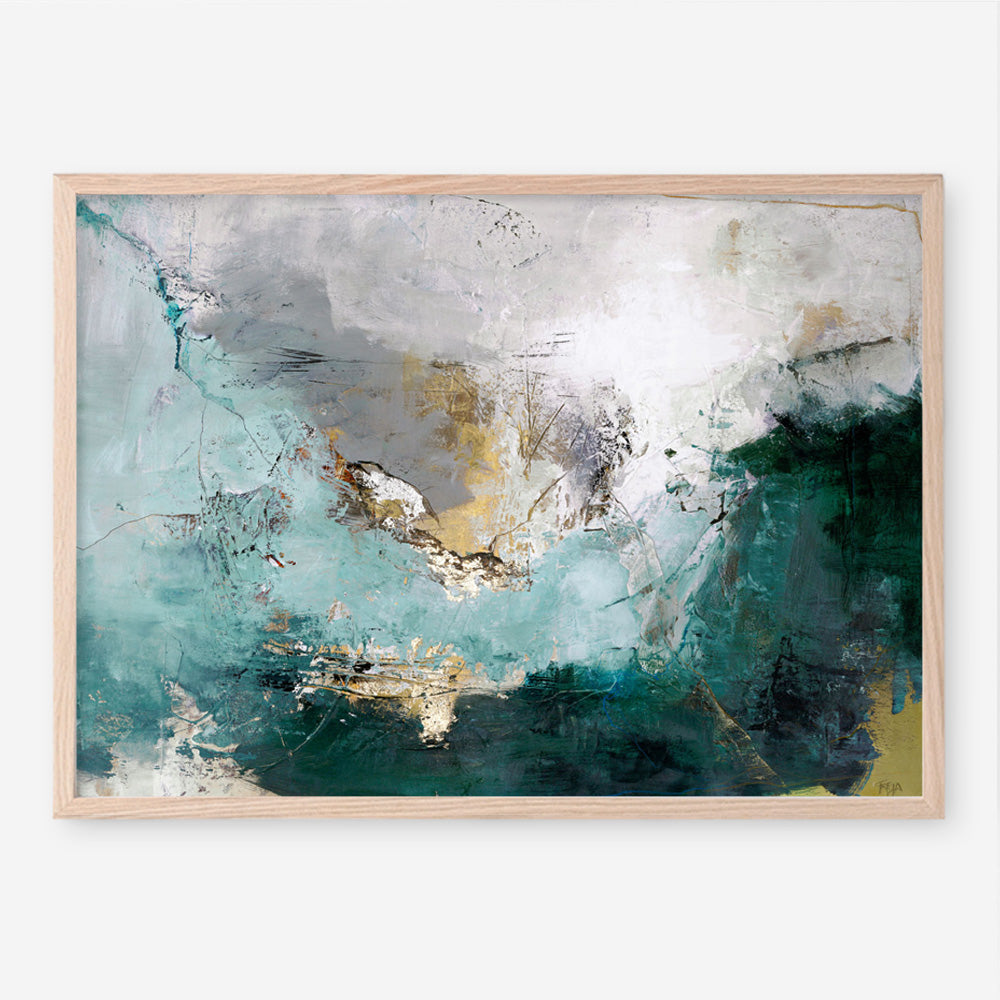 Arctic Green Variation Art Print