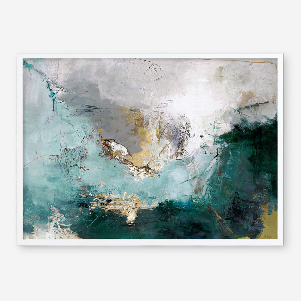 Arctic Green Variation Art Print