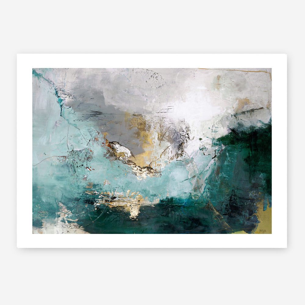 Arctic Green Variation Art Print