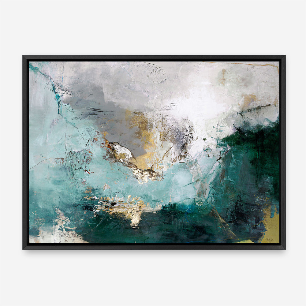 Arctic Green Variation Canvas Print