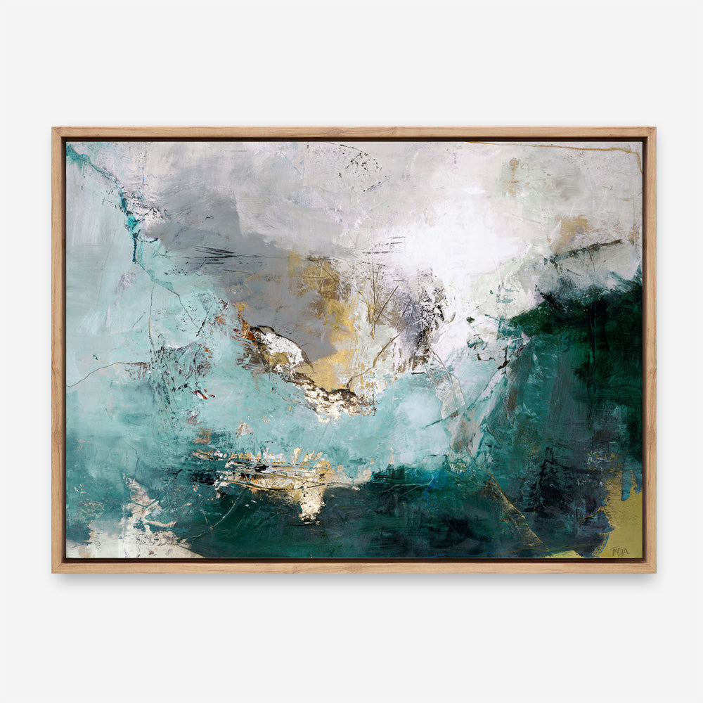 Arctic Green Variation Canvas Print