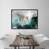 Arctic Green Variation Canvas Print