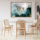 Arctic Green Variation Canvas Print