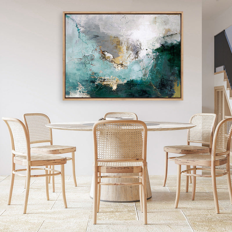 Arctic Green Variation Canvas Print