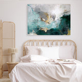 Arctic Green Variation Canvas Print