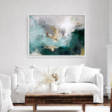 Arctic Green Variation Canvas Print