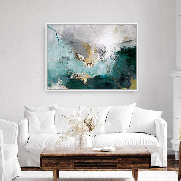 Arctic Green Variation Canvas Print