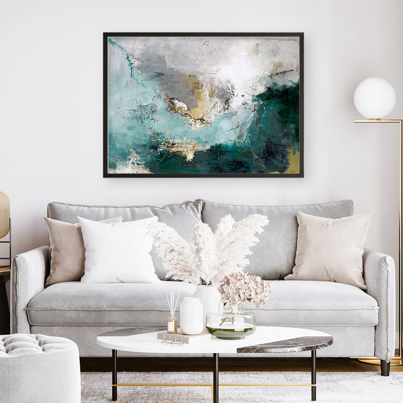Arctic Green Variation Art Print