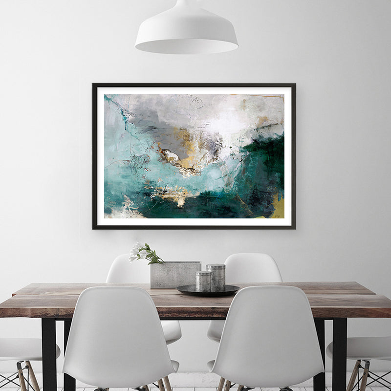 Arctic Green Variation Art Print