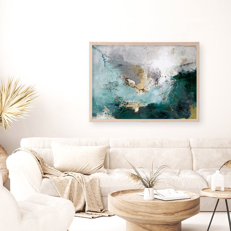 Arctic Green Variation Art Print