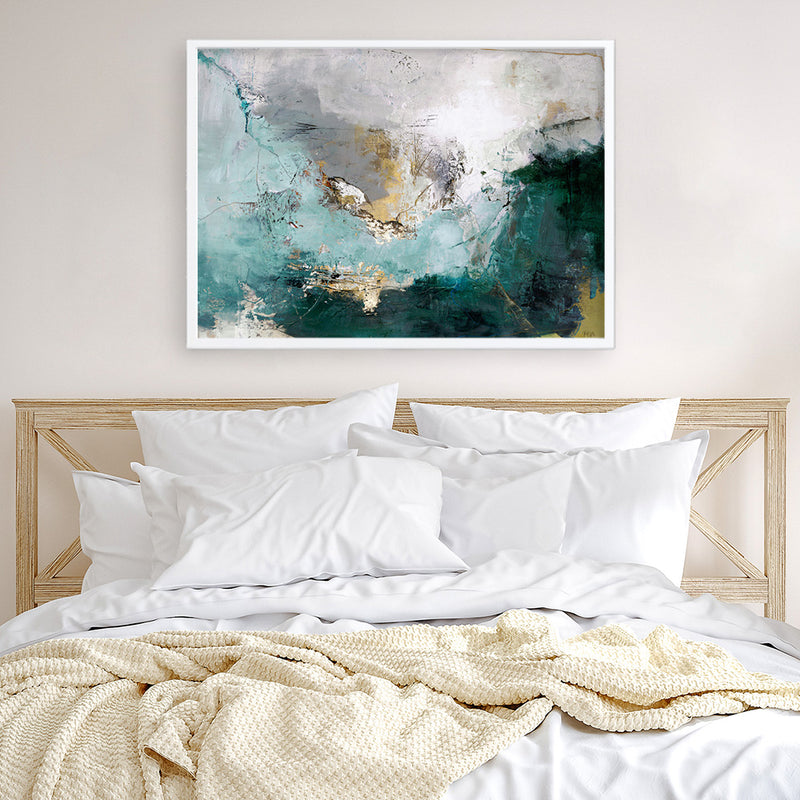 Arctic Green Variation Art Print