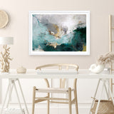 Arctic Green Variation Art Print