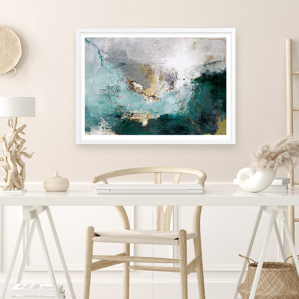 Arctic Green Variation Art Print