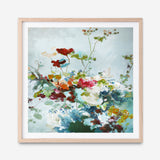 Abstract Floral 1 (Square) Art Print