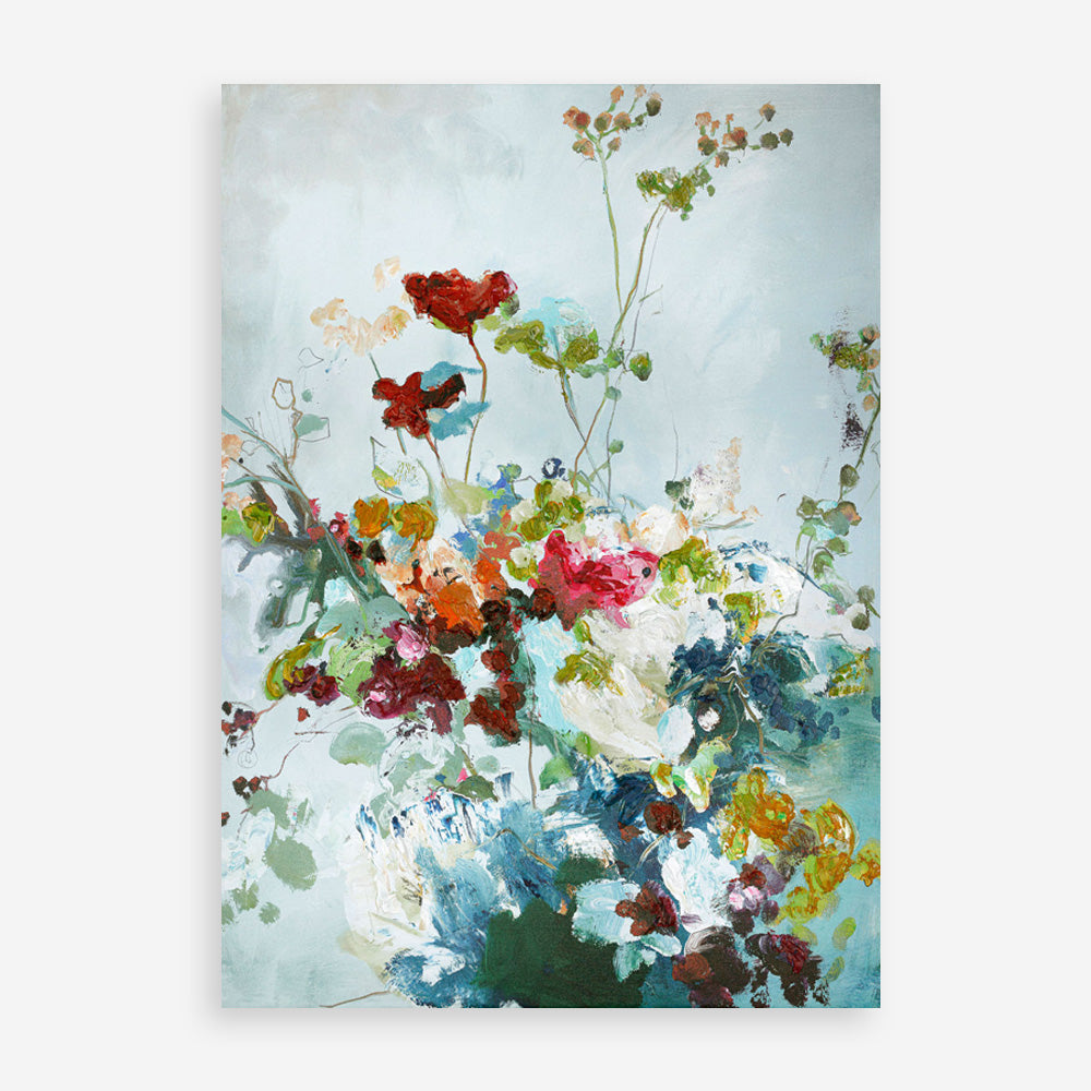 Abstract Floral 1 Art Print