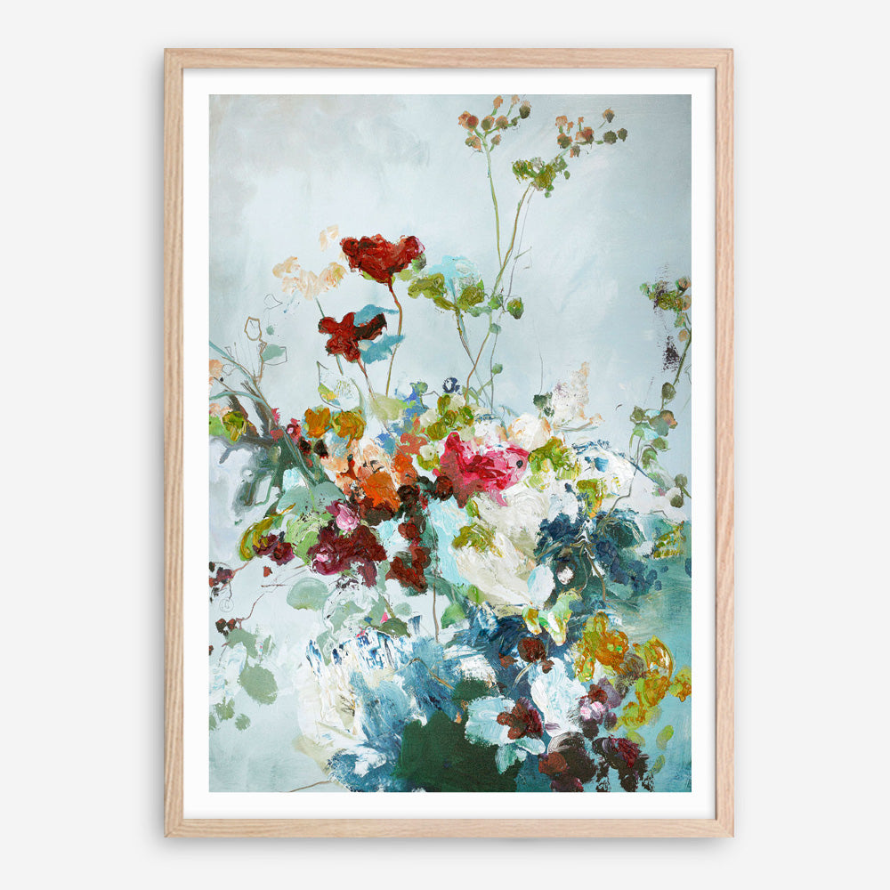 Abstract Floral 1 Art Print