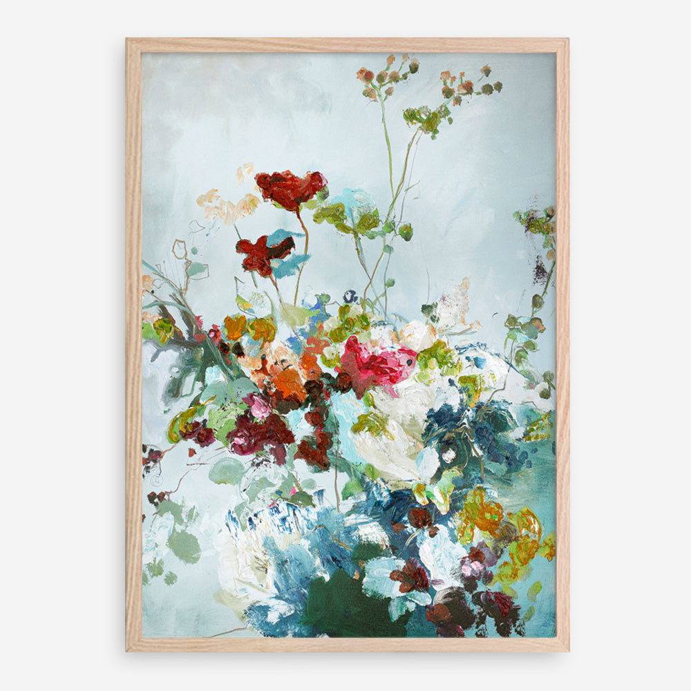 Abstract Floral 1 Art Print