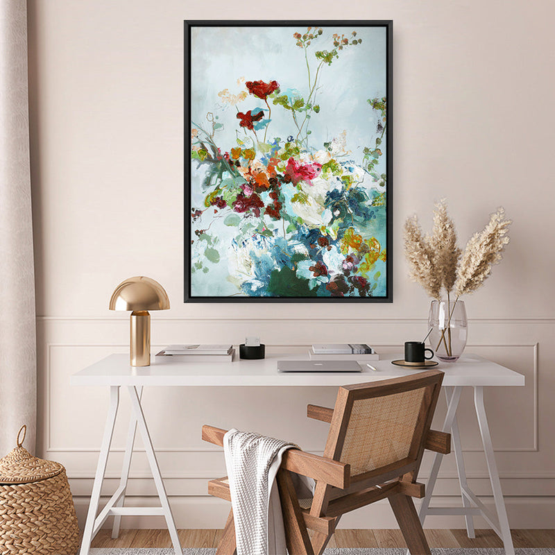 Abstract Floral 1 Canvas Print