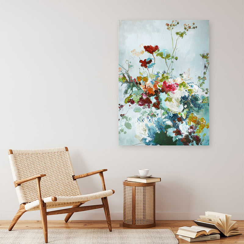 Abstract Floral 1 Canvas Print