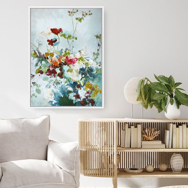 Abstract Floral 1 Canvas Print